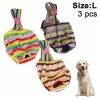 Unbranded 3 Pcs Pet Dog Cat Short Physiologique Doggy Kitten Sous-vêtements Pantalons Couches Strip Design Resserrer La Sangle Slips Sanitaires