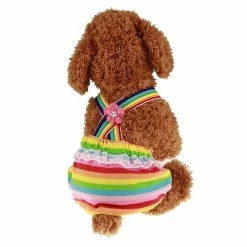 Unbranded 3 Pcs Pet Dog Cat Short Physiologique Doggy Kitten Sous-vêtements Pantalons Couches Strip Design Resserrer La Sangle Slips Sanitaires -Pet Soin 736515634 max