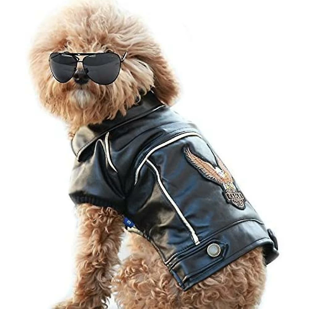 Unbranded Dog Winter Coat Pu Leather Motorcycle Jacket Pour Chien Pet Clothes Veste En Cuir, Imperméable à L’eau 4 Unbranded Dog Winter Coat Pu Leather Motorcycle Jacket Pour Chien Pet Clothes Veste En Cuir, Imperméable à L’eau – Image 4