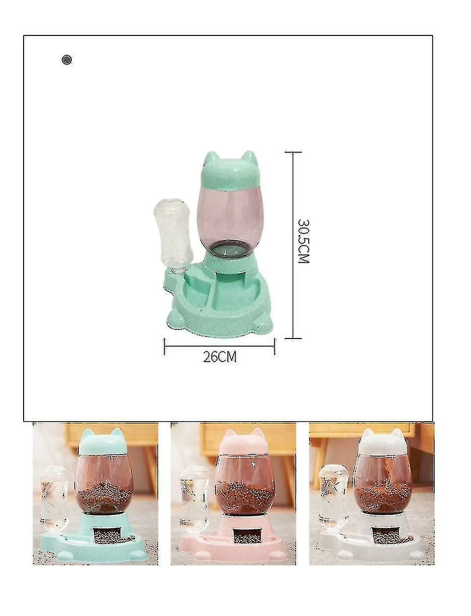 Unbranded 2.2l Pet Dog Cat Automatic Er Bowl Pour Chiens 528ml Bouteille Kitten Bowls Slow Foo 5 Unbranded 2.2l Pet Dog Cat Automatic Er Bowl Pour Chiens 528ml Bouteille Kitten Bowls Slow Foo – Image 5