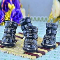 Unbranded 4pcs / Set Hiver Pet Dog Chaussures Warm Snow Boots Imperméable Petits Chiens Chaussures Pour Chihuahua 7 Unbranded 4pcs / Set Hiver Pet Dog Chaussures Warm Snow Boots Imperméable Petits Chiens Chaussures Pour Chihuahua -Pet Soin 740614670 max