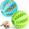 Luluzhu Dog Toy Ballsdog Rubber Chew Ball Clean Teeth Non-toxic Resistant Toyinteractive Iq Puzzle Training Toy Ball Pour Petit Chien Moyen