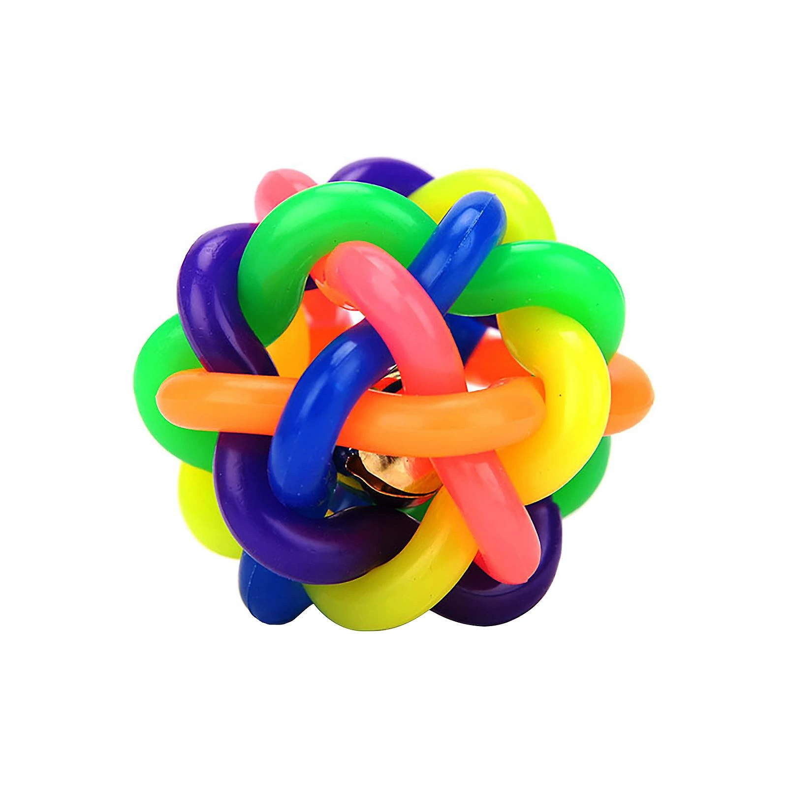 Unbranded Teeth Training Dog Woven Ball Chew Toy Avec Bell Portable Home Wear Resistant 1 Unbranded Teeth Training Dog Woven Ball Chew Toy Avec Bell Portable Home Wear Resistant