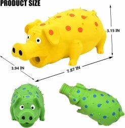 Nw 1776 2pcs Pig Squeaky Dog Toy, Jouet Interactif En Caoutchouc Pig Dog Chew, Pour Petits Chiens Moyens Grands 9 Nw 1776 2pcs Pig Squeaky Dog Toy, Jouet Interactif En Caoutchouc Pig Dog Chew, Pour Petits Chiens Moyens Grands -Pet Soin 745086875 max