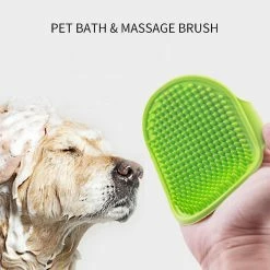 Unbranded Shxx Dog Grooming Brush, Pet Shampoo Bath Brush Massage Apaisant Peigne En Caoutchouc Avec Anneau Réglable Pour Chiens Et Chats à Poil Court 4pcsred / B S -Pet Soin 745319466 max