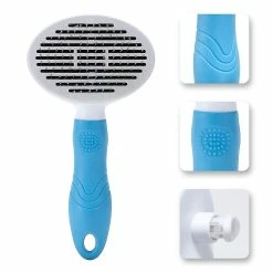 Unbranded Shxx Cat Grooming Brush Hair Removal Cat And Dog Pet Comb, Massage, Self Cleaning Beauty And Styling Hair Removal Comb Brush G922-467 S -Pet Soin 745320403 max