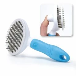 Unbranded Shxx Cat Grooming Brush Hair Removal Cat And Dog Pet Comb, Massage, Self Cleaning Beauty And Styling Hair Removal Comb Brush G922-467 S -Pet Soin 745320424 max