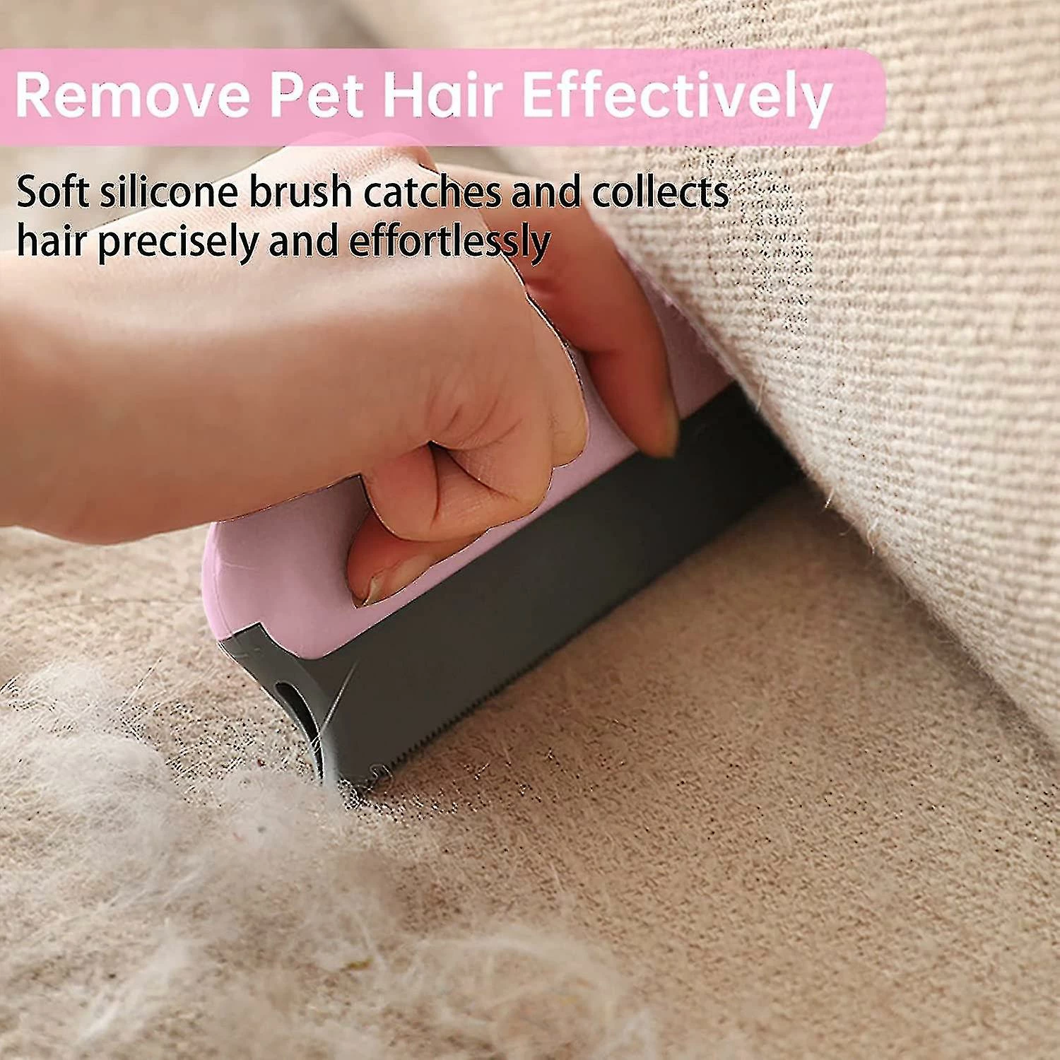 Unbranded Pet Hair Remover Brush 2 Piece Cat Dog Hair Remover Professional Comb Lint Remover Pour Canapé Meubles Tapis Vêtements Couvertures Car Bed S 2 Unbranded Pet Hair Remover Brush 2 Piece Cat Dog Hair Remover Professional Comb Lint Remover Pour Canapé Meubles Tapis Vêtements Couvertures Car Bed S – Image 2