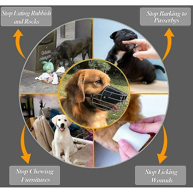 Unbranded Super Metal Muzzle Dog Muzzle Leather Muzzle Pour Grands Chiens Xxl 5 Unbranded Super Metal Muzzle Dog Muzzle Leather Muzzle Pour Grands Chiens Xxl – Image 5