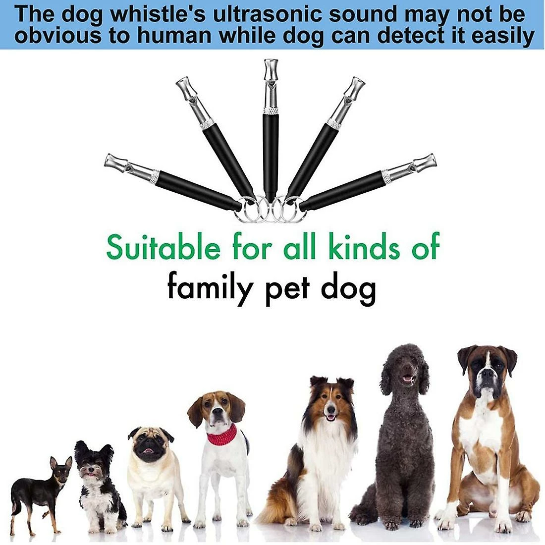 Unbranded 2 Morceaux De Sifflet De Chien à Ultrasons Arrêtez D’aboyer Avec Tonalité Réglable Mute Ultrasonic Dog Training W 3 Unbranded 2 Morceaux De Sifflet De Chien à Ultrasons Arrêtez D’aboyer Avec Tonalité Réglable Mute Ultrasonic Dog Training W – Image 3