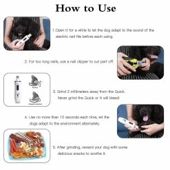 Luluzhu Pet Nail File Grinders Ultra Quiet Electric Dog Nail Filer Avec 2 Vitesses De Broyage Rapide Charge USB Rapide Pour Chiens Chats 7 Luluzhu Pet Nail File Grinders Ultra Quiet Electric Dog Nail Filer Avec 2 Vitesses De Broyage Rapide Charge USB Rapide Pour Chiens Chats -Pet Soin 751441692 max