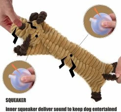 Unbranded Jouets Pour Chiens Grinçants Indestructibles Pour Grands Chiens, Tough Soft Dog Toys Bundle Pour 8 Semaines Mâcher Des Chiots Et Des Petits Chiens, Jouets En Peluche Interactifs Durables - Var -Pet Soin 754622815 max