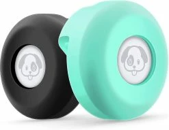 Luluzhu Airtag Dog Collar Holder [2 Pack] Silicone Imperméable à L’eau Protection Air Tag Cat Collar Cover, Anti-lost Locator Case