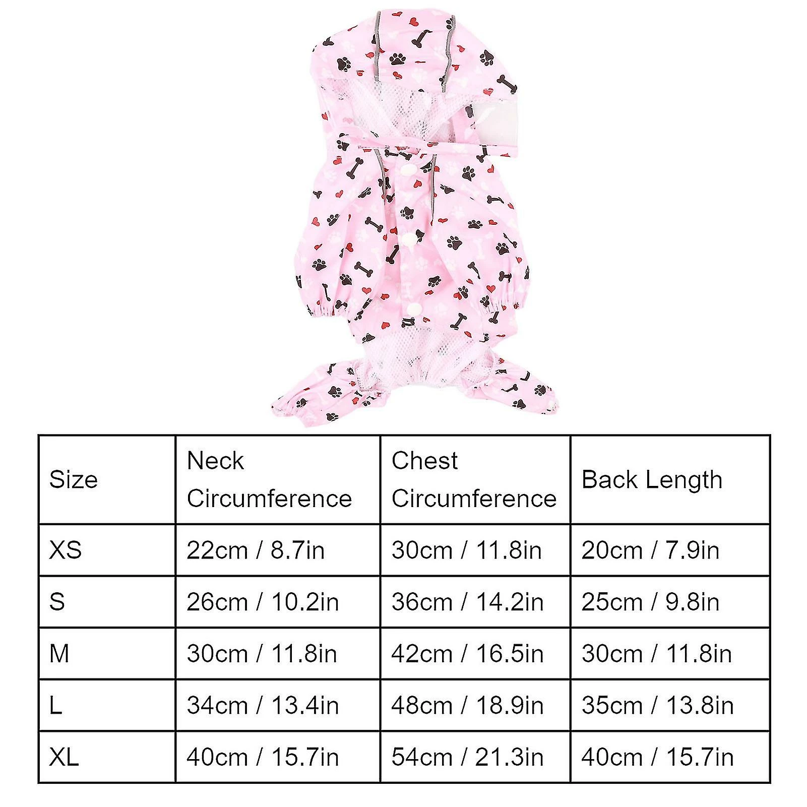 Unbranded Réfléchissant Chiot Imperméable Veste Imperméable à L’eau Respirant Mignon Motif Pet Dog Hooded Rain Coat Avec Anneau D 2 Unbranded Réfléchissant Chiot Imperméable Veste Imperméable à L’eau Respirant Mignon Motif Pet Dog Hooded Rain Coat Avec Anneau D – Image 2