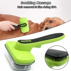 Unbranded Self Nettoyant Pet Brush Handheld Pet Dog Hair Grooming Brush Easy Self-cleaning Grooming Deshedder Pet Comb -Pet Soin 759447180 max