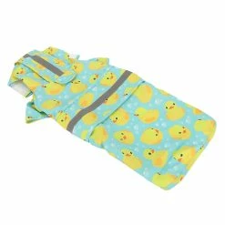 Unbranded Pet Rain Jacket Duckling Pattern Imperméable à L’eau Réfléchissant Réglable 4 Pattes Hooded Dog Imperméable Pour Petits Et Moyens Chiens -Pet Soin 761290612 max