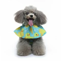 Unbranded Pet Rain Jacket Duckling Pattern Imperméable à L’eau Réfléchissant Réglable 4 Pattes Hooded Dog Imperméable Pour Petits Et Moyens Chiens -Pet Soin 761290645 max