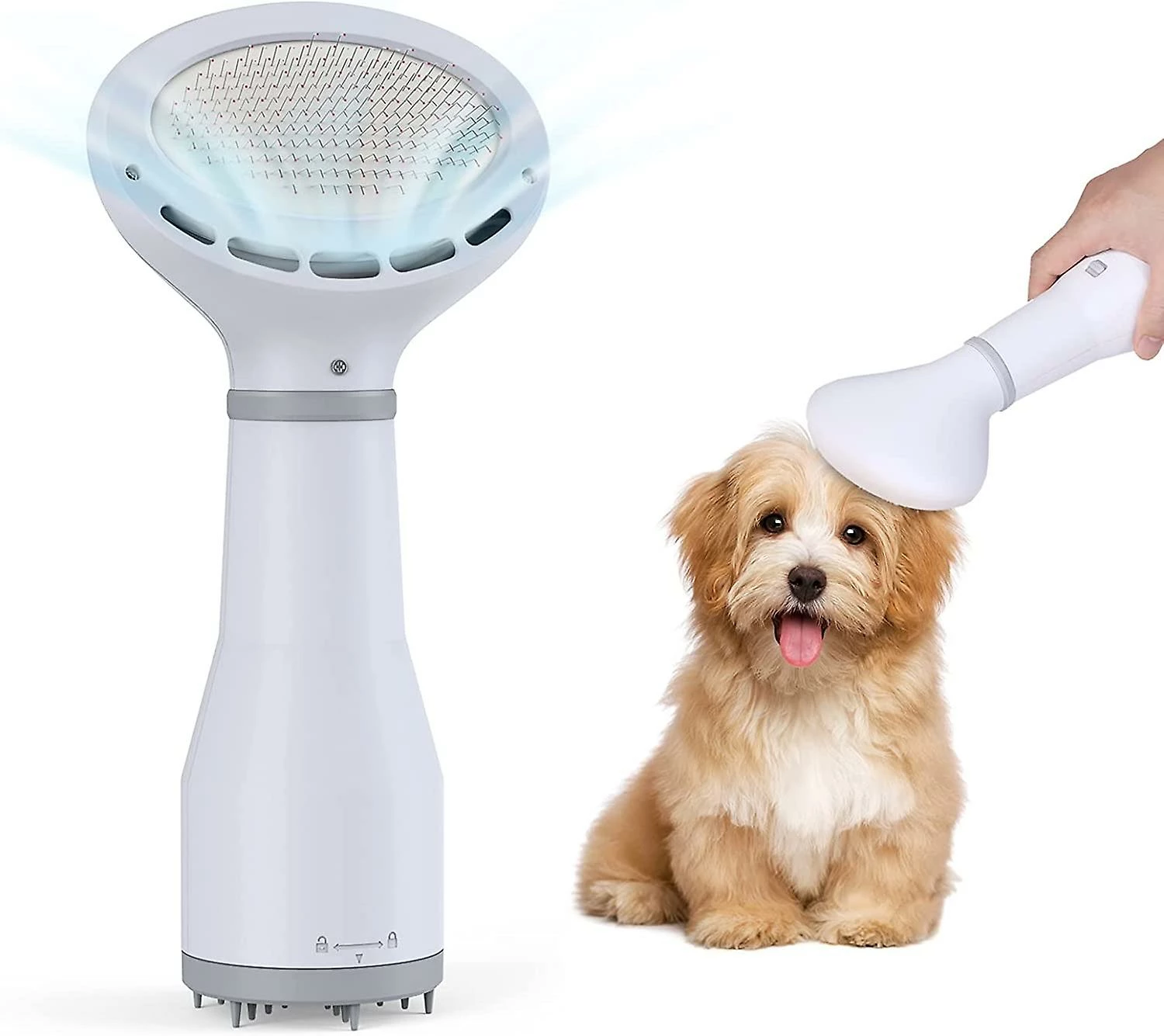 Unbranded Pet Dog Hair Dryer Pet Grooming Dog Sèche-cheveux Brosse Pour Chien Brosse Pour Petits Chiens De Taille Moyenne Chats 1 Unbranded Pet Dog Hair Dryer Pet Grooming Dog Sèche-cheveux Brosse Pour Chien Brosse Pour Petits Chiens De Taille Moyenne Chats