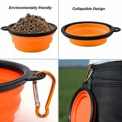 LetsGO Bol Pour Chien Avec Mousqueton 3 Pièces Bol De Voyage En Silicone Portable Pliable Bol Pour Chien Pliable Dog Bowl étanche Bol Pour Chien Pour Promenades Itinérantes Camping Chenil -Pet Soin 763854077 max