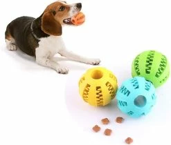 LetsGO Pet Dog Cat Ballet Interactive Toy Ball Pour Le Nettoyage Des Dents, Rubber Chew Ball Iq Training Ball Toys Pour Pet Dogs Puppy Cat (7cm, Bleu) -Pet Soin 763860757 max