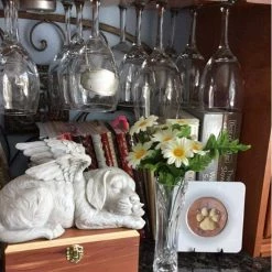 LetsGO Pet Memorial Angel Cat&dog Statue Honorifique Gravestone Tribute Polyresin Stone Finish Sympathy Forever In Our Hearts To Honor A Beloved Pet Pet -Pet Soin 763870762 max
