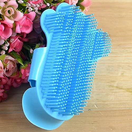 LetsGO X Gant De Toilettage Bath Brush Dog Cat Brush Massage Gummie Curry Brush Grooming Maintenance Brush (bleu, Rouge) 3 LetsGO X Gant De Toilettage Bath Brush Dog Cat Brush Massage Gummie Curry Brush Grooming Maintenance Brush (bleu, Rouge) – Image 3