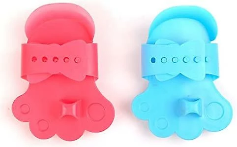 LetsGO X Gant De Toilettage Bath Brush Dog Cat Brush Massage Gummie Curry Brush Grooming Maintenance Brush (bleu, Rouge) 5 LetsGO X Gant De Toilettage Bath Brush Dog Cat Brush Massage Gummie Curry Brush Grooming Maintenance Brush (bleu, Rouge) – Image 5
