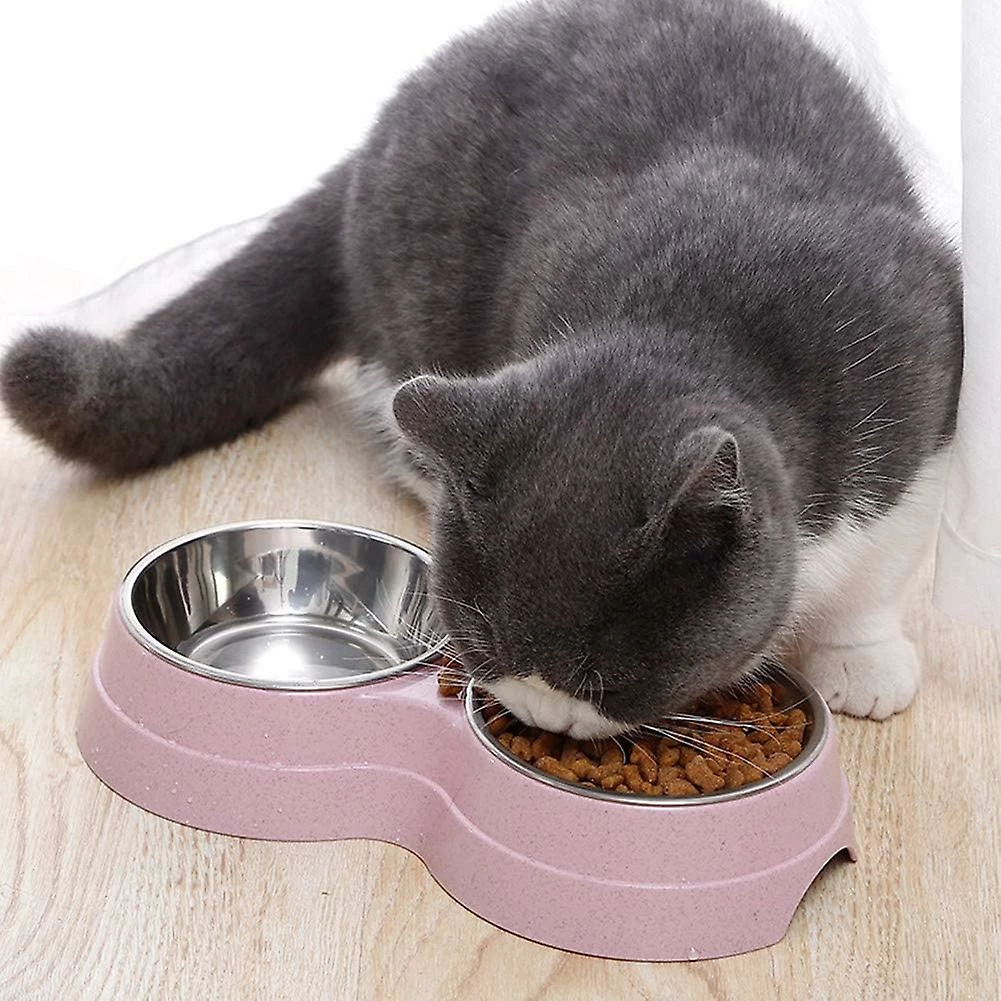LetsGO Bol Pour Chat En Acier Inoxydable 2 En 1 Anti Glutton Cats Dog Bowl, Bol Interactif Antidérapant Pour Animaux De Compagnie 3 LetsGO Bol Pour Chat En Acier Inoxydable 2 En 1 Anti Glutton Cats Dog Bowl, Bol Interactif Antidérapant Pour Animaux De Compagnie – Image 3