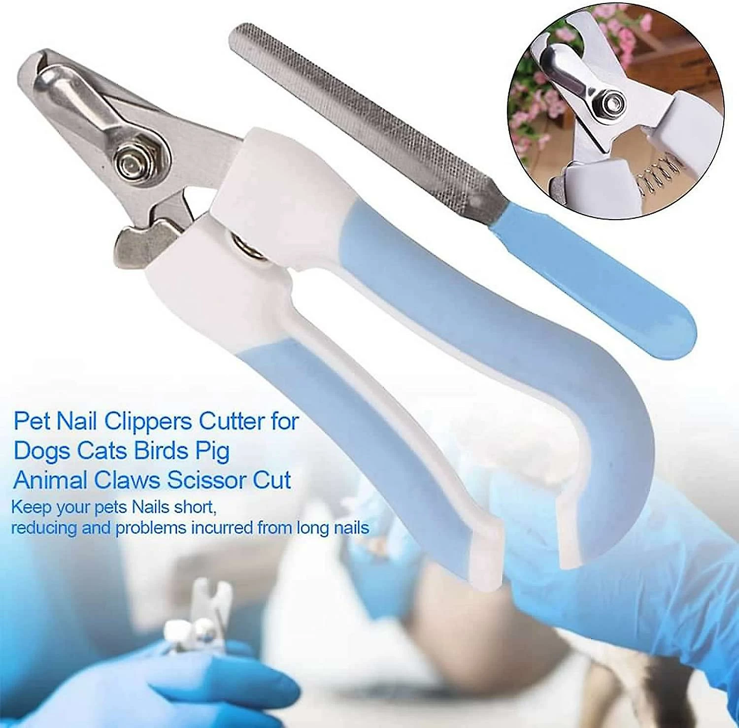 LetsGO Pet Cat Dog Nail Clipper Cutter Coupe-ongles Cutter 5 LetsGO Pet Cat Dog Nail Clipper Cutter Coupe-ongles Cutter – Image 5
