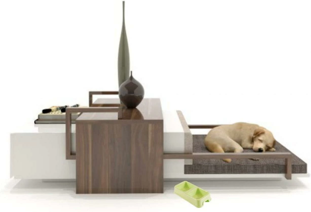 LetsGO Double Dog Bowl - Bol 2-en-1 Pour L’eau, La Nourriture Et Les Croquettes Pour Chiens, Chats, Petits, Moyens Et Grands Animaux Domestiques - Fait De Plastique Facile à Nettoyer (bleu) 3 LetsGO Double Dog Bowl - Bol 2-en-1 Pour L’eau, La Nourriture Et Les Croquettes Pour Chiens, Chats, Petits, Moyens Et Grands Animaux Domestiques - Fait De Plastique Facile à Nettoyer (bleu) – Image 3