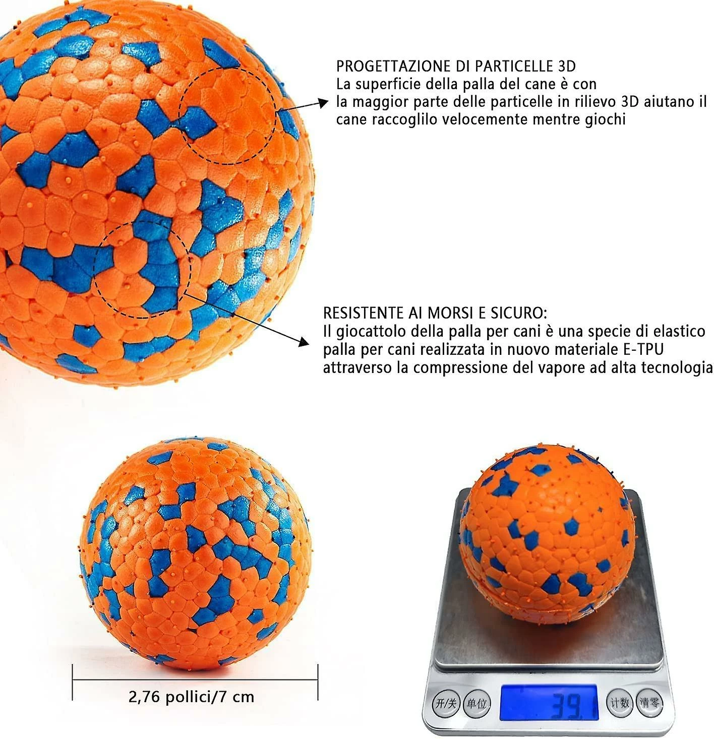 LetsGO Dog Toy Ballsdog Rubber Chew Ball Clean Teeth Non-toxic Resistant Toyinteractive Iq Puzzle Training Toy Ball Pour Petit Chien Moyen 2 LetsGO Dog Toy Ballsdog Rubber Chew Ball Clean Teeth Non-toxic Resistant Toyinteractive Iq Puzzle Training Toy Ball Pour Petit Chien Moyen – Image 2