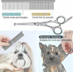 Unbranded Kit De Ciseaux De Dog Ging, Peigne De Cisailles D’éclaircissement De Sécurité 7 Unbranded Kit De Ciseaux De Dog Ging, Peigne De Cisailles D’éclaircissement De Sécurité -Pet Soin 765924446 max