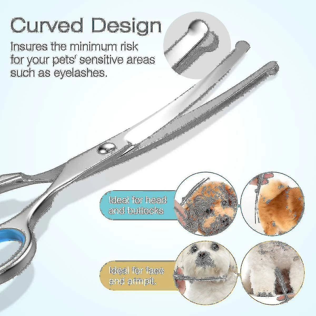 Unbranded Kit De Ciseaux De Dog Ging, Peigne De Cisailles D’éclaircissement De Sécurité 5 Unbranded Kit De Ciseaux De Dog Ging, Peigne De Cisailles D’éclaircissement De Sécurité – Image 5