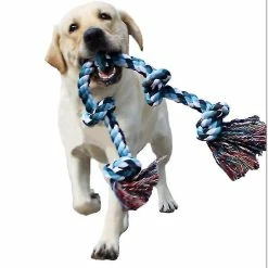 Unbranded Xxl 36 Pouces Dog Rope Toys Pour Lar Dogs, Chien Chew Toy 5 Knots Rope Tug For Aggressive