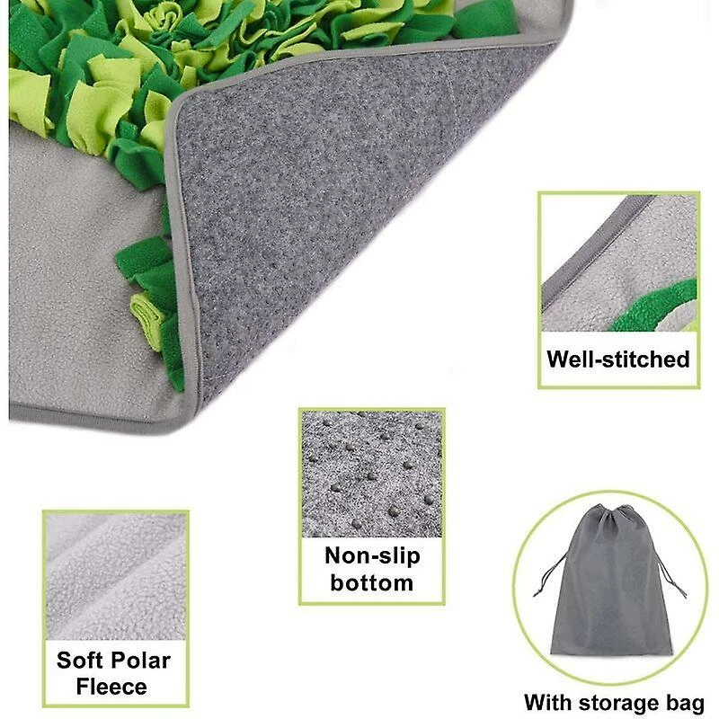 Unbranded Dog Snuffle Mat Pliable Scavenging Mat Trainer Mats For Dogs Cat Interactive Puzzle Toys Slow Training Feeding Sniffing Mat For Foraging Relaxation E 3 Unbranded Dog Snuffle Mat Pliable Scavenging Mat Trainer Mats For Dogs Cat Interactive Puzzle Toys Slow Training Feeding Sniffing Mat For Foraging Relaxation E – Image 3