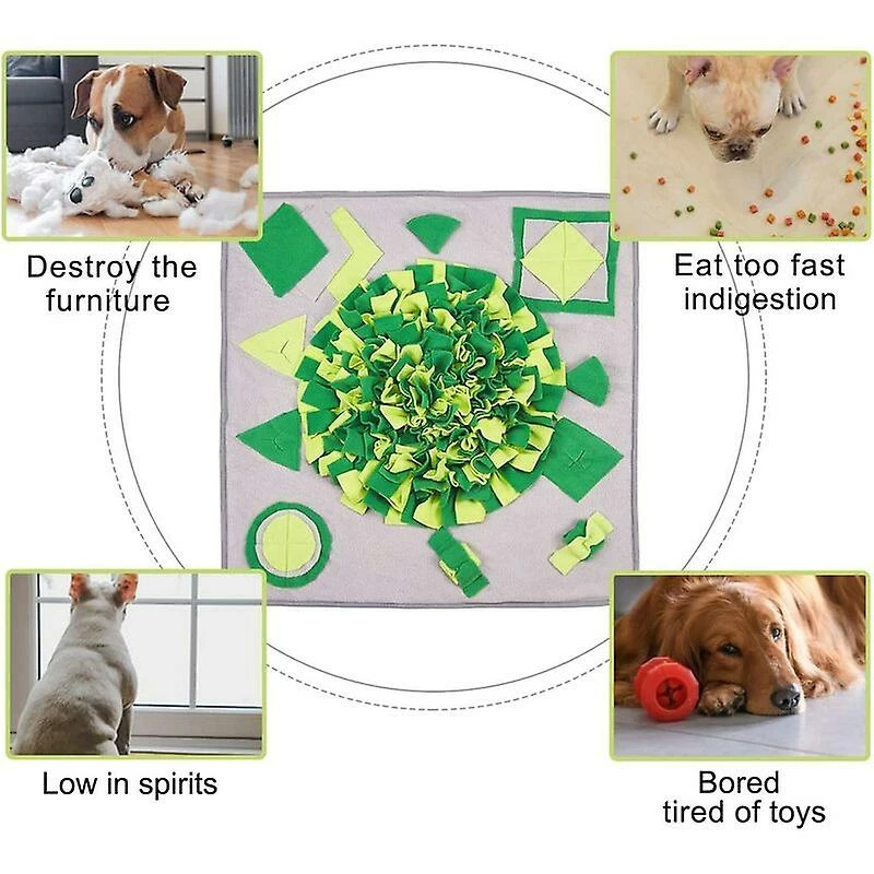 Unbranded Dog Snuffle Mat Pliable Scavenging Mat Trainer Mats For Dogs Cat Interactive Puzzle Toys Slow Training Feeding Sniffing Mat For Foraging Relaxation E 5 Unbranded Dog Snuffle Mat Pliable Scavenging Mat Trainer Mats For Dogs Cat Interactive Puzzle Toys Slow Training Feeding Sniffing Mat For Foraging Relaxation E – Image 5