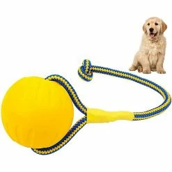 Unbranded Dog Ball, Dog Chew Ball Avec Corde, Dog Interactive Ball Launcher Pour L’exercice D’entraînement De Jeu D’animaux, Diamètre De La Balle 7cm Gdrhvfd