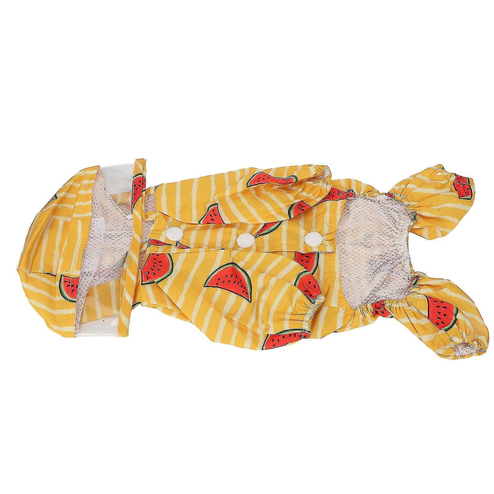 Unbranded Pet Dog Hooded Rain Coat Léger Motif De Pastèque Imperméable à L’eau Réfléchissant Puppy Raincoat Veste Avec Anneau D 3 Unbranded Pet Dog Hooded Rain Coat Léger Motif De Pastèque Imperméable à L’eau Réfléchissant Puppy Raincoat Veste Avec Anneau D – Image 3