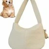 Unbranded Yoitea Pet Sling Carrier Respirant - Puppy Travel Bag Cat Crossbody Bag Coton Casual Dog Carrying Shoulder Bag Pour Petite Race Moyenne Walking
