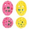 Unbranded 4pcs Squeaker Ball Dog Toy Indestructible Ball Pet Molar Toy Dog For Dog Pet (ovale, Round S, , Jaune)