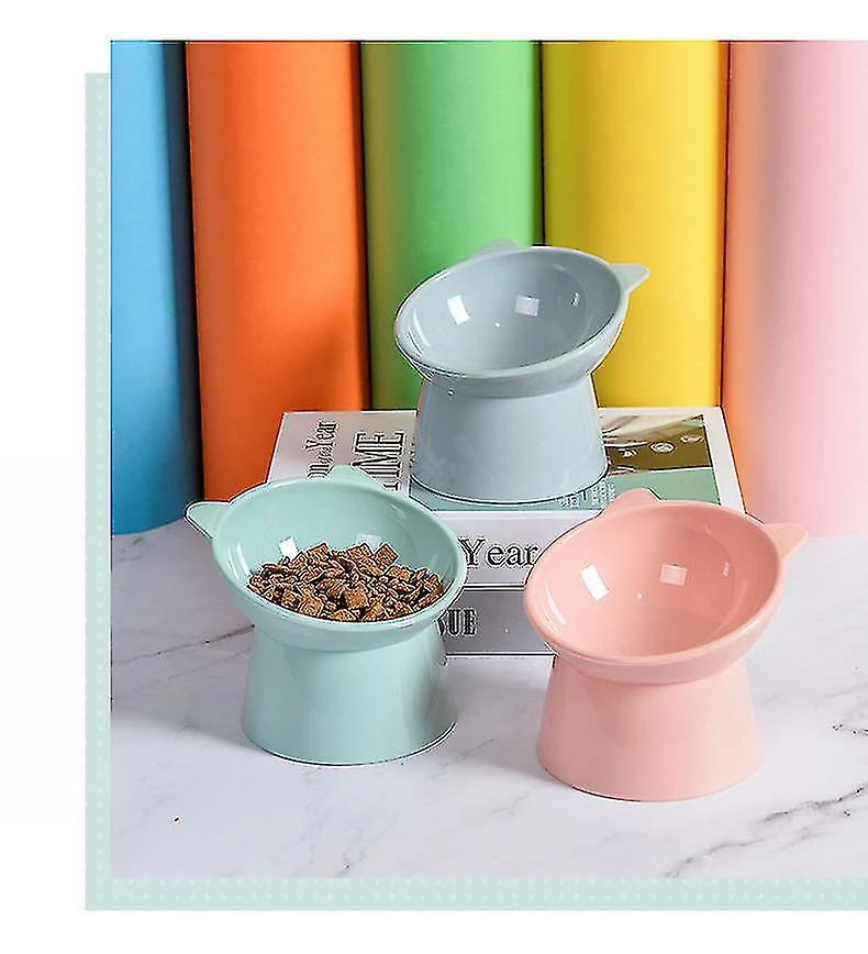 Unbranded Cat Bowl High Foot Dog Bowl 45neck Protector Cat Pet Food Bowl Anti-orning Binl Pet Pet Er Bowl 3 Unbranded Cat Bowl High Foot Dog Bowl 45neck Protector Cat Pet Food Bowl Anti-orning Binl Pet Pet Er Bowl – Image 3