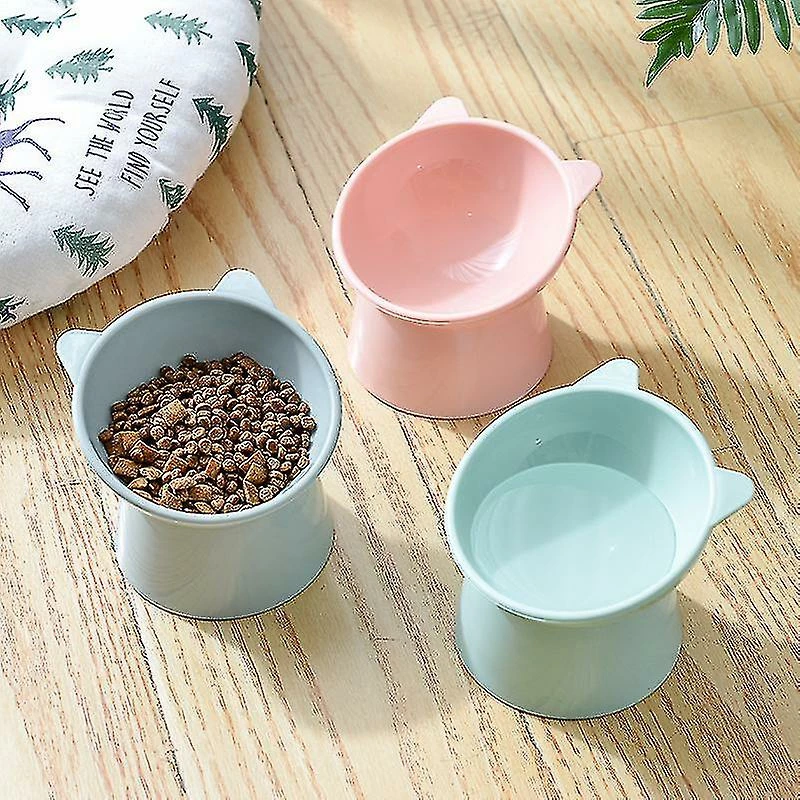 Unbranded Cat Bowl High Foot Dog Bowl 45neck Protector Cat Pet Food Bowl Anti-orning Binl Pet Pet Er Bowl 4 Unbranded Cat Bowl High Foot Dog Bowl 45neck Protector Cat Pet Food Bowl Anti-orning Binl Pet Pet Er Bowl – Image 4