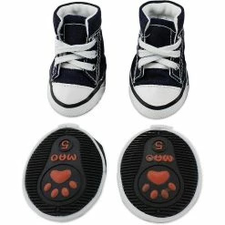 Unbranded Puppy Pet Dog Antidérapant Toile Outdoor Sports Chaussures Baskets Bottes Chaussures De Sport, Semelle En Caoutchouc + Tissu De Coton Doux Intérieur(4) -Pet Soin 776364449 max