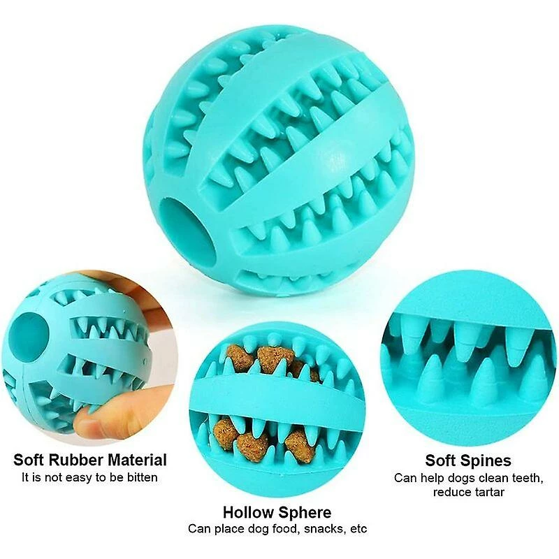 Unbranded Dog Toy Ball, Jeux De Balle De Chien, Chien Rubber Chew Ball Clean Teeth Jouet Non Toxique Résistant Aux Morsures 3 Unbranded Dog Toy Ball, Jeux De Balle De Chien, Chien Rubber Chew Ball Clean Teeth Jouet Non Toxique Résistant Aux Morsures – Image 3