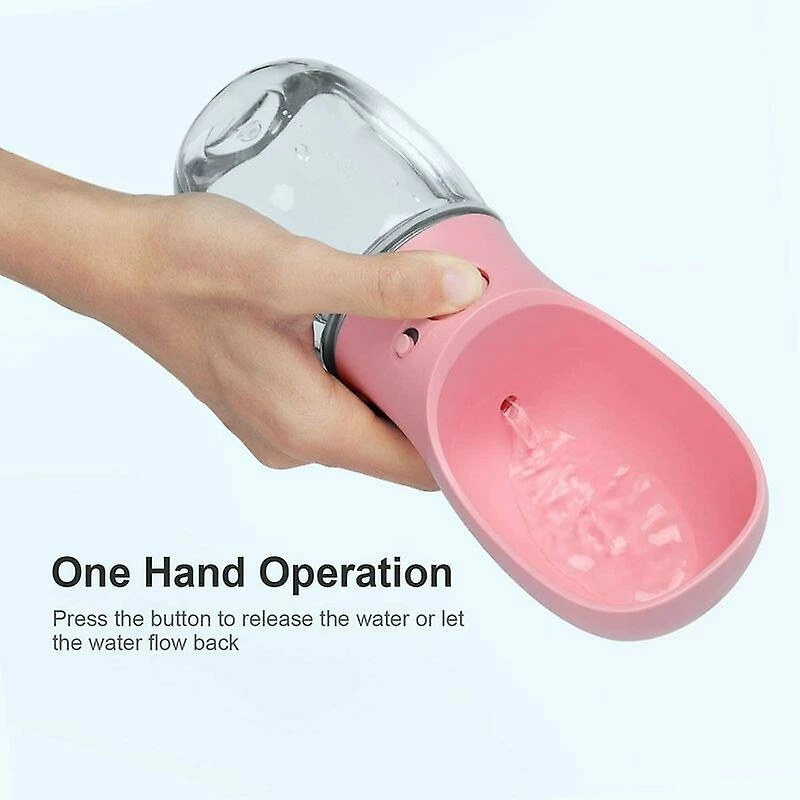 Unbranded Distributeur D’eau Pour Animaux De Compagnie Antibactérien Qualité Alimentaire Étanche Chien Chat Outdoor Travel Drink Bouteille Bol-350ml Dog Gift (rose) 2 Unbranded Distributeur D’eau Pour Animaux De Compagnie Antibactérien Qualité Alimentaire Étanche Chien Chat Outdoor Travel Drink Bouteille Bol-350ml Dog Gift (rose) – Image 2