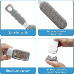 Unbranded Brosse Dissolvante De Poils Pour Chiens Et Chats - Brosse Anti-poils D’animaux Magic Réutilisable - Brosse De Nettoyage De Poils De Chien Et De Chat Magic Pet Dog & Cat (canapé, Vêtements, Voiture, Lit) -Pet Soin 776370415 max