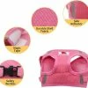 Unbranded Soft Training Mesh Fabric Dog Vest Harness Vest Harness Pour Chiot, Chats, Petits Animaux (rose)