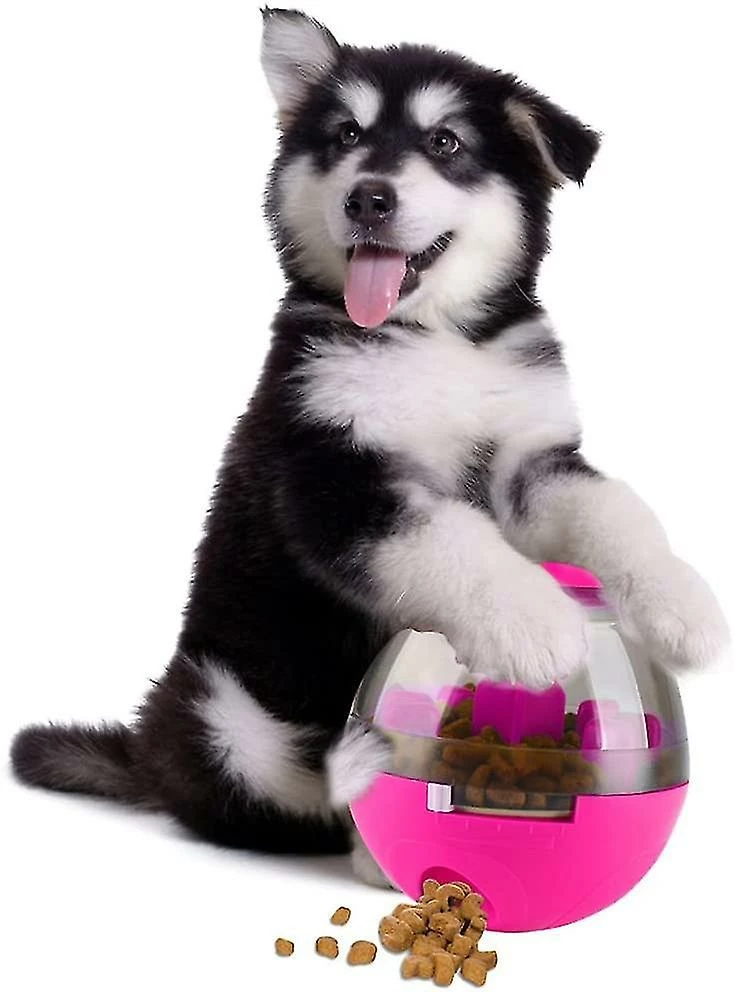 Unbranded Tumbler Automatique Slow Feeder Treat Ball Dog Toy Pour Animaux De Compagnie Bol Rose 2 Unbranded Tumbler Automatique Slow Feeder Treat Ball Dog Toy Pour Animaux De Compagnie Bol Rose – Image 2