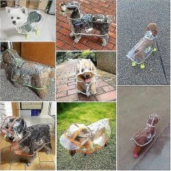 Unbranded Corgi Imperméable Pet Waterproof Supplies Summer Vest Small Medium Dog Français Fight Teddy Dog Clothes Poncho, White, Xl Crjjkoy -Pet Soin 776737113 max