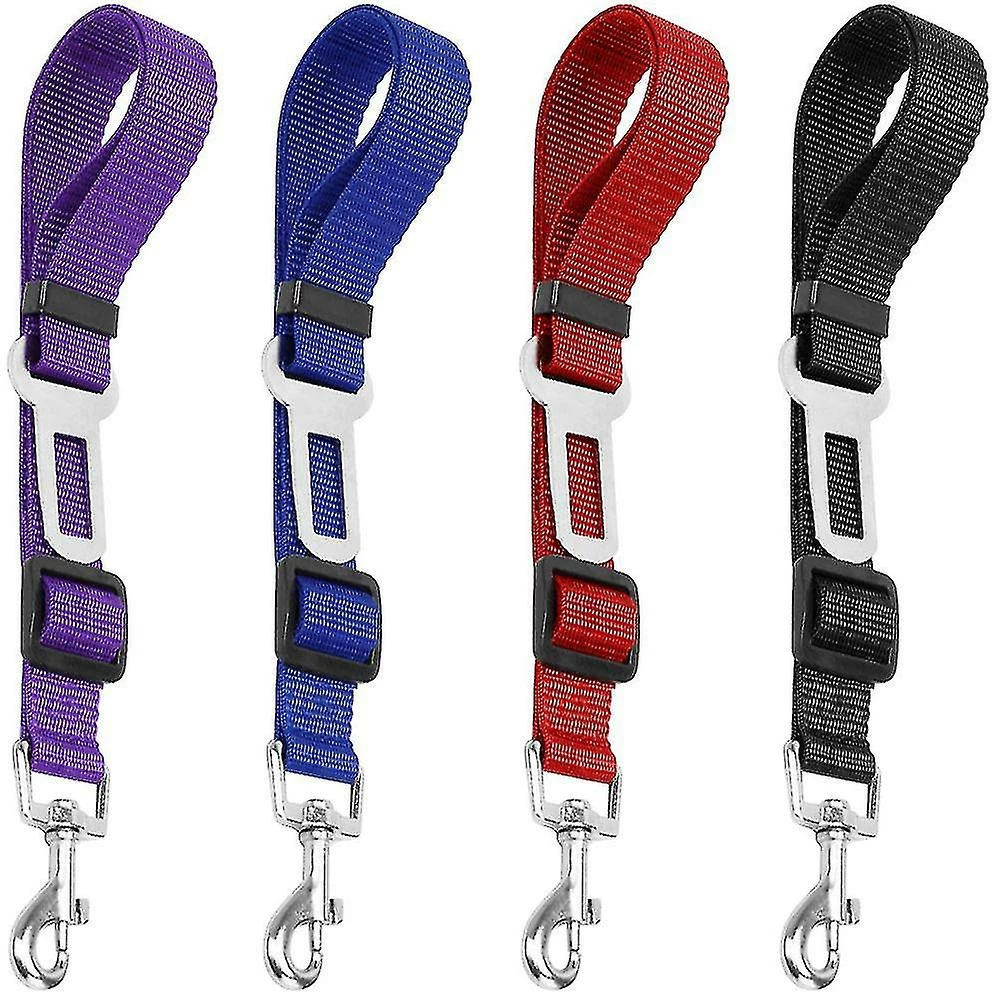Unbranded 4 Pack Réglable Pet Dog Cat Seat Belt, Safety Leads Véhicule Voiture Harnais S 1 Unbranded 4 Pack Réglable Pet Dog Cat Seat Belt, Safety Leads Véhicule Voiture Harnais S